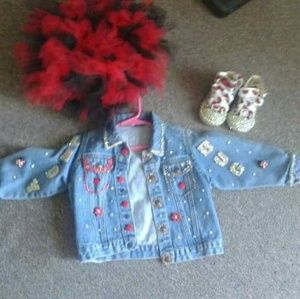 Toddler girls ladybugs outfit